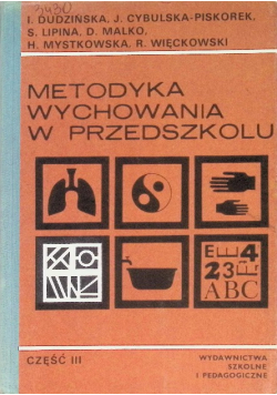 Metodyka wychowania w przedszkolu Część III