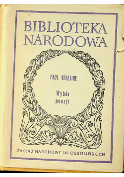 Verlaine Wybór poezji