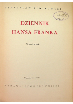 Dziennik Hansa Franka