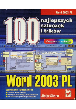 100 najlepszych sztuczek i trików Word 2003 PL