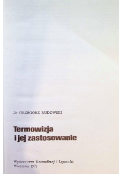 Termowizja i jej zastosowanie