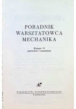 Poradnik warsztatowca mechanika