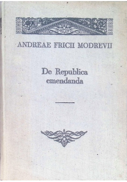 Commentariorum de Republica Emendanda