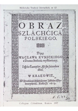 Obraz szlachcica polskiego