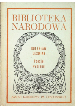 Leśmian Poezje wybrane