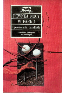 Pewnej nocy w parku Opowiadania baskijskiego