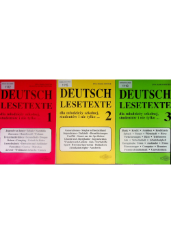 Deutsch Lesetexte Tom 1 do 3