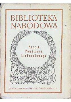 Poezja Powstania Listopadowego