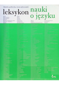 Leksykon nauki o języku