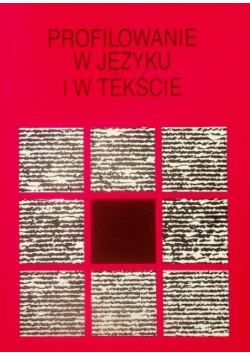 Profilowanie w języku i w tekście