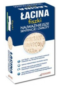Łacina fiszki. Najważniejsze sentencje i zwroty