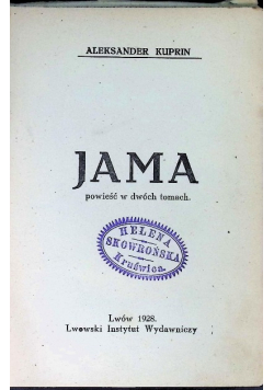 Jama 2 Tomy 1928 r