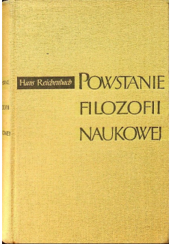 Powstanie filozofii naukowej
