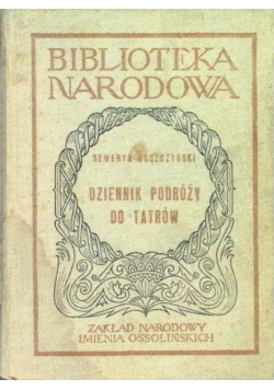 Dziennik podróży do Tatrów