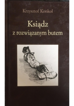 Ksiądz z rozwiązanym butem