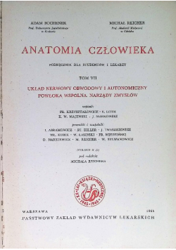 Anatomia człowieka Tom VII