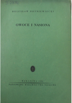 Owoce i nasiona