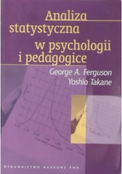Analiza statystyczna w psychologii i pedagogice