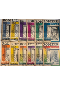 Rodzina polska. Miesięcznik ilustrowany. Rocznik 1936 Tom 1 do 12