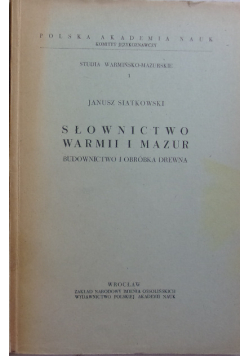 Słownictwo Warmii i Mazur + mapy