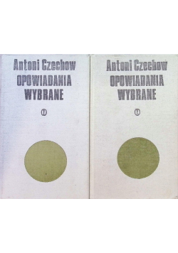 Czechow Opowiadania wybrane Tom 1 i 2