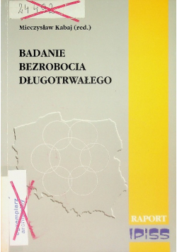 Badanie bezrobocia długotrwałego