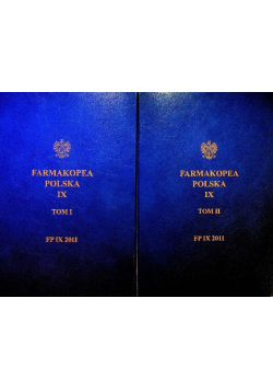 Farmakopea Polska IX Tom I i II