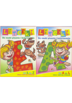 (158) Literki. Do nauki pisania i kolorowania MIX