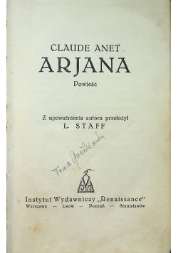 Arjana 1927 r
