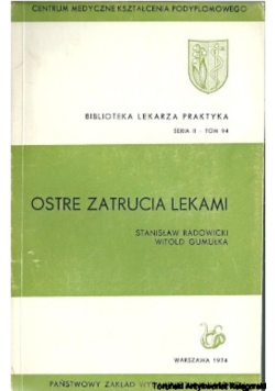 Ostre zatrucia lekami