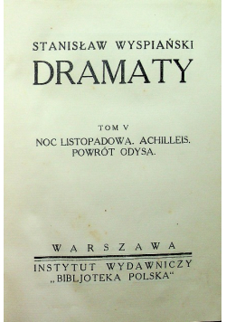 Dzieła Tom V 1929 r