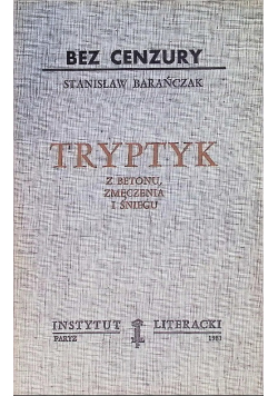 Tryptyk z betonu zmęczenia i śniegu