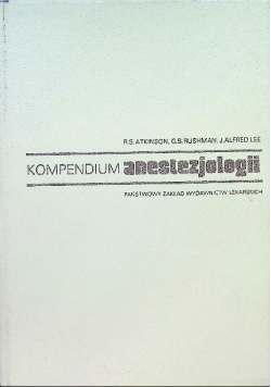 Kompendium anestezjologii