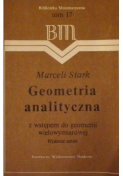 Geometria analityczna Tom 17