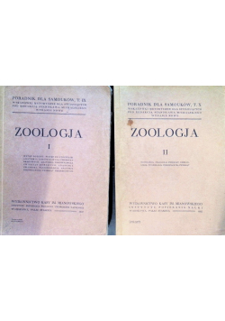 Zoologja Tom I i II 1932 r.