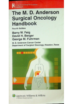 The MD Anderson Surgical Oncology Handbook