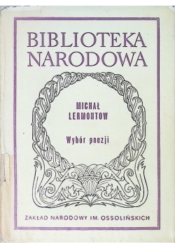 Lermontow Wybór poezji