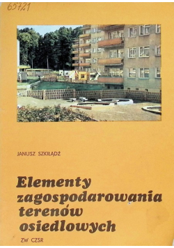 Elementy zagospodarowania terenów osiedlowych