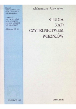 Studia nad czytelnictwem więźniów