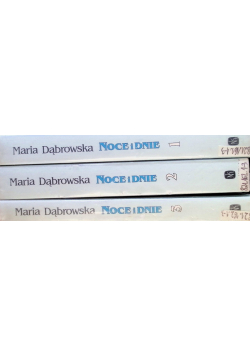 Noce i dnie Tom 1 do 3