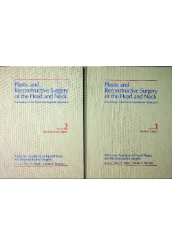 Plastic and Reconstructive Surgery of the Head and Neck volume 1 and 2