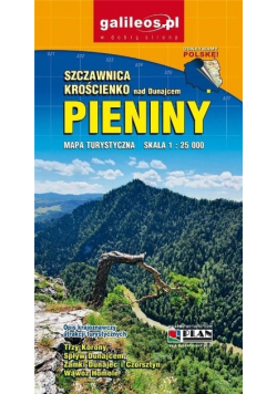 Mapa turystyczna - Pieniny 1:25 000