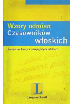 Wzory odmian czasowników włoskich