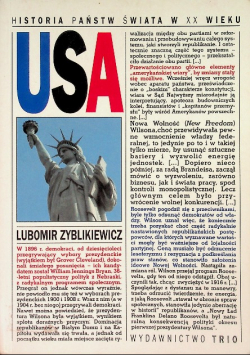 Historia Państw świata w XX wieku  USA