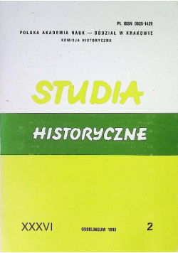 Studia Historyczne Nr 2 / 93