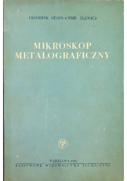 Mikroskop metalograficzny