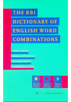 The BBI Combinatory Dictionary of English