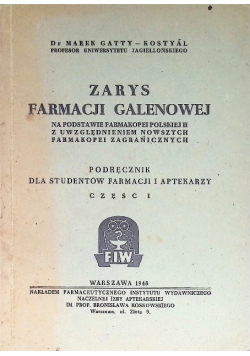 - Zarys farmacji galenowej, 1948 r.