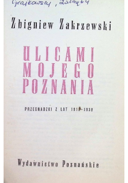 Ulicami mojego Poznania