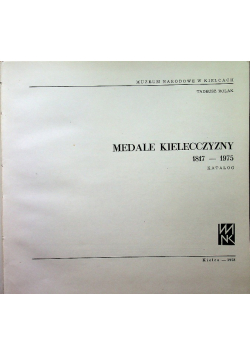 Medale Kielecczyzny 1817 - 1975 Katalog